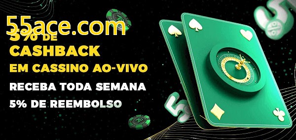 Promoções do cassino ao Vivo 55ace.com